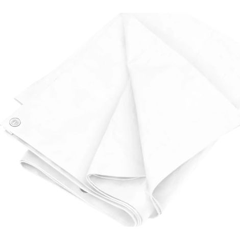 Tarpaulin 180 g/m² 4x6 m White HDPE vidaXL