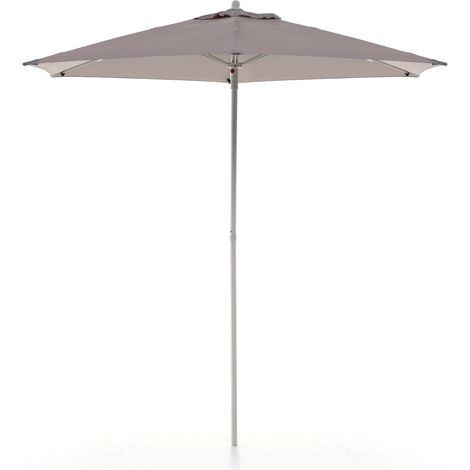 Ombrellone da Giardino Ø2,4 m Palo Ø32 mm in Ferro Telo in Poliestere Garden Grigio