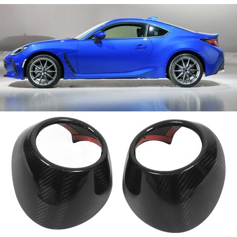 Fahrzeugmodifikationen: Lüftungsblenden aus Kohlefaser für Toyota GR86 und Subaru BRZ (Modelle ab 2022) – Paar glänzende Seitenblenden (1/5)