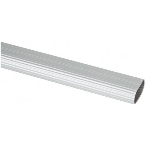 BARRE DE BRAS OVALE EN ALUMINIUM. 30X15 2M.ARGENT - EHLIS