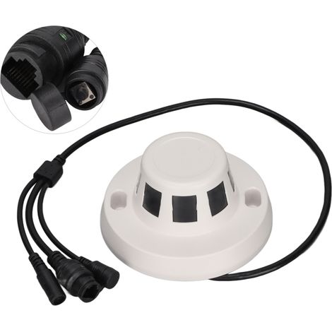 Beyamis Caméra détecteur de fumée 1080p avec accès Internet à distance et signal Wi-Fi pour la maison et l'entrepôt (1/5)