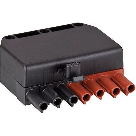 Prise 7 poles noir/marron systeme Wieland BG