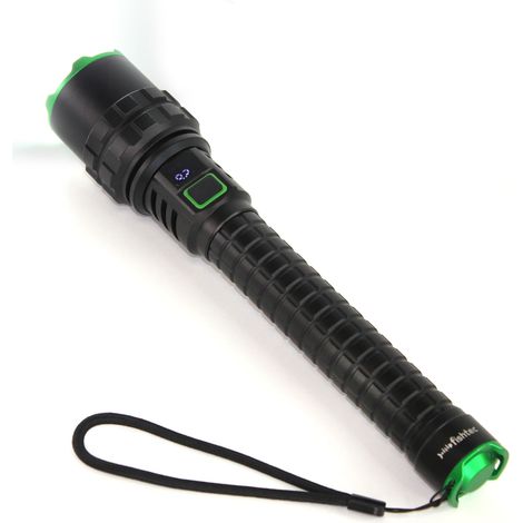 FISHTEC Lampe Torche Rechargeable 10000 Lumens Écran Zoom (1/2)