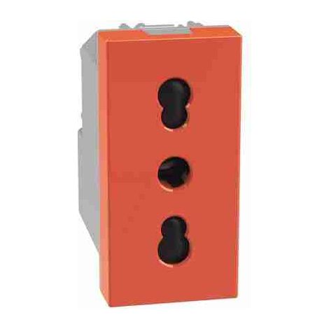 Prise bidirectionnelle BTIJ4180O 2P+T 16 A 250 Vca - entraxe de 19 mm et 26 mm