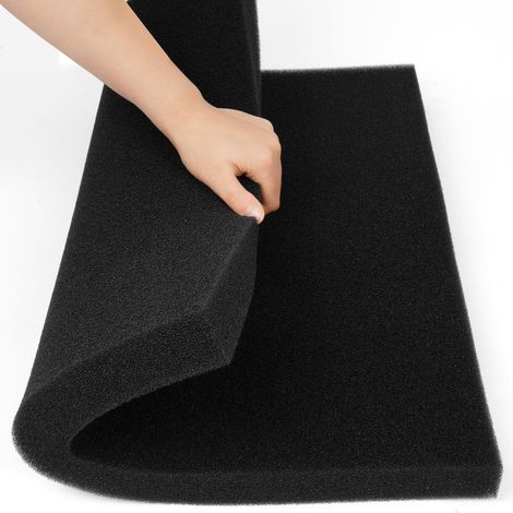 Foam Filter Pads, 35 PPI Reusable Foam Filter, Aquarium Filter Foams, Washable 47×47×4cm Cut Any Size for Aquarium Filter and Koi Pond (1/5)