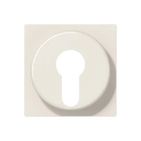 Jung Tapa para interruptor de llave con protección antirrobo 1 vez, termoplástico, serie AS, blanco A 528 PL