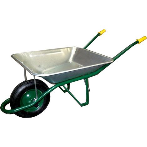 Brouette de chantier galvanisée 60 litres