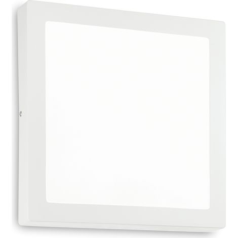 Ideal Lux UNIVERSAL - Integrierte einfache LED Innen 1 Licht Deckenleuchte Weiß 3000K (1/2)