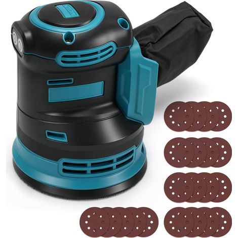Ponceuse excentrique sans fil 125mm pour 18V (sans batterie) (1/5)