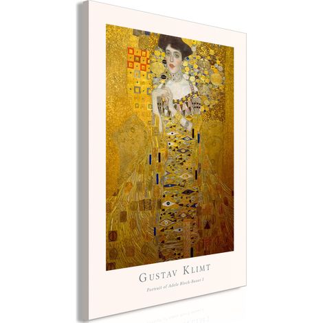Gemälde – Gustav Klimt – Porträt von Adele Bloch (1-teilig) vertikal (1/3)