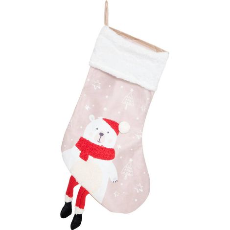 Botte de Noël Noelino ours 27 x 47 cm - Feeric lights & christmas (1/2)
