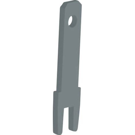 Languette 2.8 x 0.8 mm Vogt Verbindungstechnik 3785w08.68 180 ° non isolé métal 100 pc(s) (1/2)