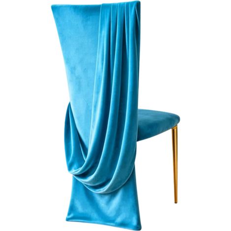 Drappeggi in poliestere per sedie per compleanni - Blue Lake