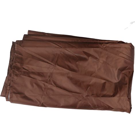 Housse de protection extérieure terrasse jardin 190T polyester taffeta marron 97x60x130cm imperméable anti-poussière anti-UV pour meuble 1 pièce (1/5)