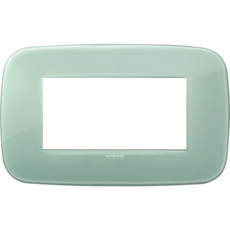 Placca Vimar Arkè Round 4 moduli Reflex salvia tecnopolimero 19684.65