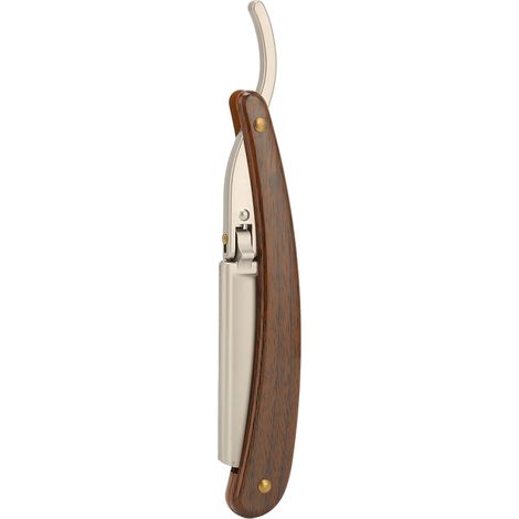 Rasoir droit professionnel pour hommes - portable, pliable et sans lame (1/5)