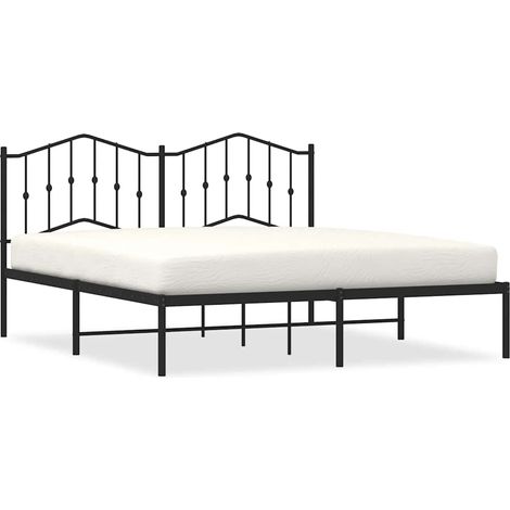 Maison Exclusive - Estructura cama sin colchón con cabecero metal (1/5)