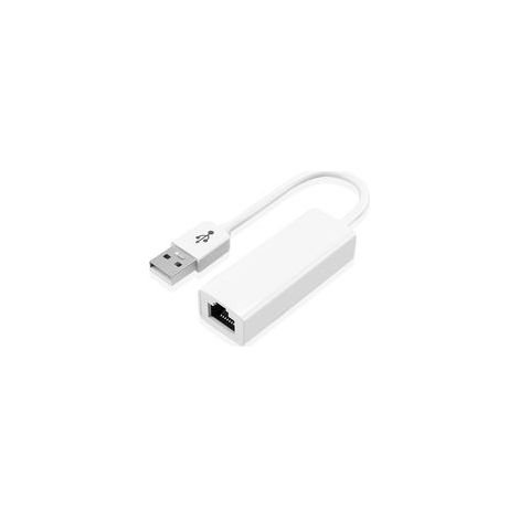 Adaptateur USB Ethernet,Réseau Adaptateur USB 2.0 to 10/100 Mbps Ethernet LAN Network Adapter Laptop,PC,USB vers Ethernet rj45 Compatible avec Windows 7-10,Vista/XP,Mac OS X,OS X et Linux (1/2)