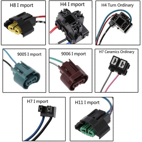 Ampoule LED pour voiture, phare de camion, connecteur, adaptateur, faisceau de câblage H4 (1/4)