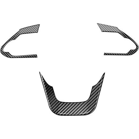 Kits D'Autocollants de Garniture de Couverture de Volant IntéRieur de Voiture RHD pour Voxy Noah SéRie 90 2022 2023 + Fibre de Carbone ABS (1/2)
