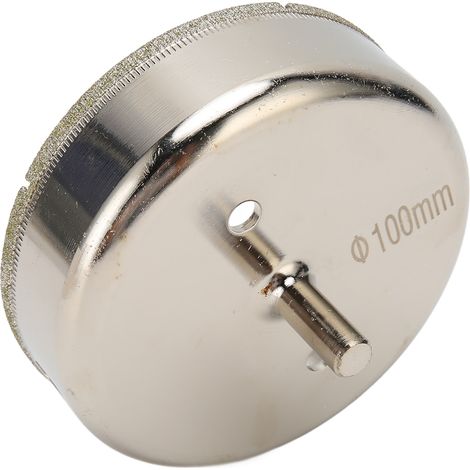 100-mm-Diamantkernbohrer, elektrolytische Lochsäge für Glas, Stein, Fliesen – Lochöffner (1/5)