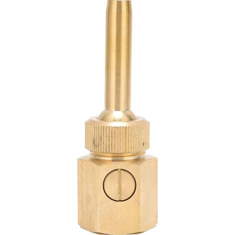 Buse de fontaine — Tête de jet en laiton à filetage interne avec valve réglable — Adaptée aux bassins (DN20 / Filetage interne 25 mm / 3/4 pouce) (1/5)