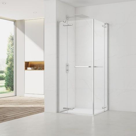 TGD NEW 100x100 cm cabina doccia quadrata con profilo magnetico, vetro trasparente EasyClean (SATTGDN100100) (1/5)