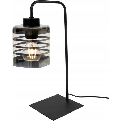 LED-Glasspiral-Nachttischlampe (1/5)