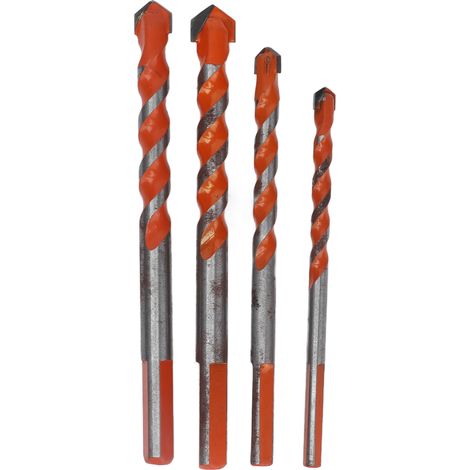 Foret triangulaire multifonction 6mm 8mm 10mm 12mm en carbure dur pour percer carrelage, béton, brique, verre (1/5)