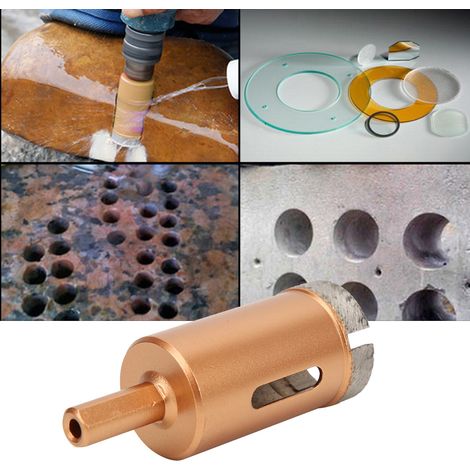 Foret diamanté pour carottage, scie cloche pour marbre, carrelage, béton et verre, 25-38 mm, 32 mm (1/5)