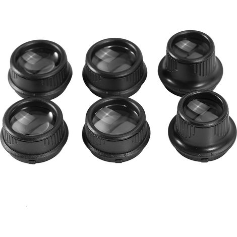 Lot de 2 Loupes Binoculaires Frontales pour Réparation de Montres et Bijoux, Lentilles de Précision avec Double Œil, Verres Grossissants pour Tête (1/5)