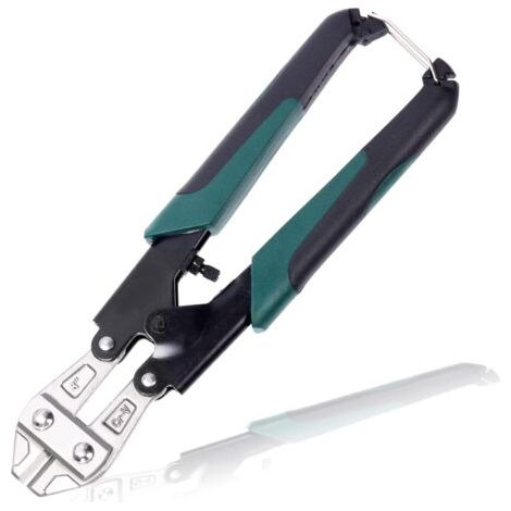 BUNTHAUS Mini pince coupante pince robuste à ressort avec une poignée souple et antidérapante, adaptée à la coupe des métaux tendres, des boulons, des vis, des rivets et des chaînes. (1/5)