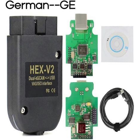 Multi-lingua VCDS HEX X2 22.3 HEX CAN USB interfaccia V2 AEGA162+16V8+FT232RQ JKW (1/5)