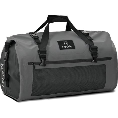 Motorrad Hecktasche 70L wasserdicht mit Schultergurten und MOLLE-System Grau (1/5)