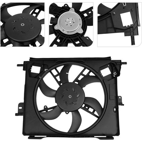 Kühlerlüfter für Smart Forfour/Fortwo 453 0.9/1.0, 300W, 12V, Direkter Austausch, Reiner Kupfermotor (1/5)