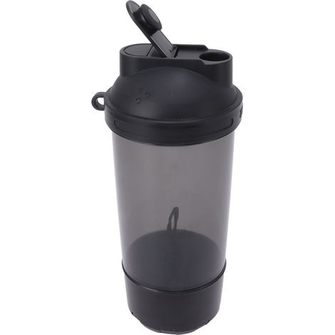 Wiederaufladbarer, tragbarer elektrischer Shaker für Protein, Proteinmilch und Kaffee (schwarz) (1/5)