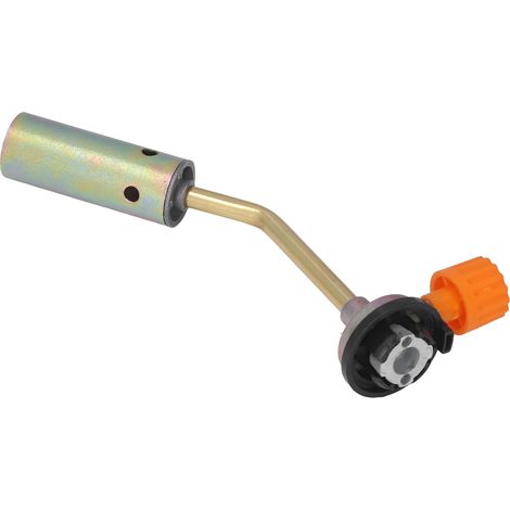 Pistolet à souder à gaz en laiton, chalumeau à souder, tube en fer, allumage réglable pour barbecue d'extérieur (1/5)