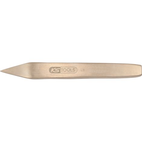 KS Tools BRONZEplus Kreuzmeißel, 200 mm, flach-ovale Form