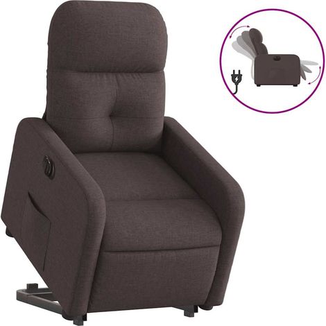 Maison Exclusive - Relaxsessel mit Aufstehhilfe Elektrisch Dunkel