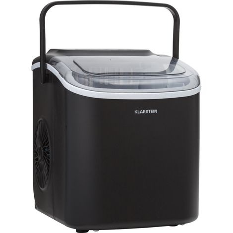Klarstein Fabricadora de cubitos de hielo Caldwell Bulleteis 12 kg / 24 h Depósito de agua: 1,3 l