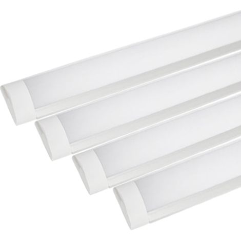 Réglette LED 120cm 36W - Pack de 4 / Blanc Neutre  - SILUMEN