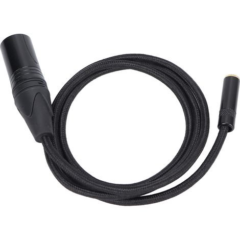 Câble XLR Mâle vers Jack 3.5mm Femelle pour Table de Mixage et Enregistrement 1m (1/5)