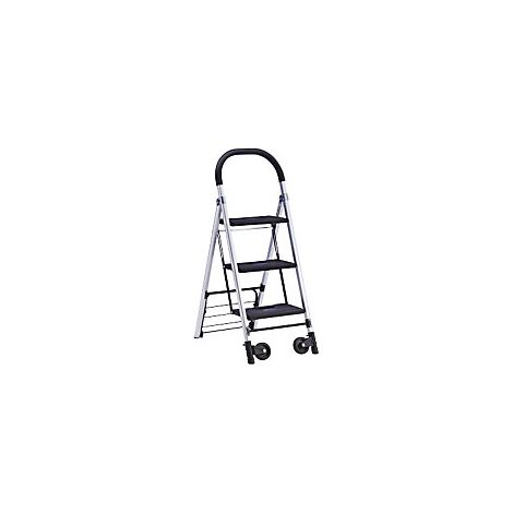 kaiserkraft Scaletta pieghevole con carrello per sacchi (1/3)