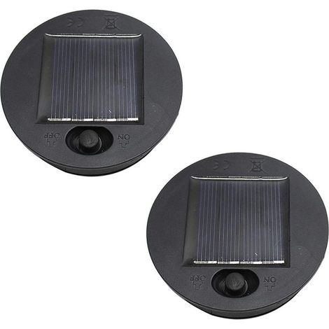 YMYNY Lot de 2 lanternes solaires de remplacement pour lanternes suspendues extérieures, remplacement de la lumière solaire LED avec boîtier de batterie, facile à installer, professionnel (1/5)