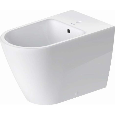 Duravit D-Neo bidet sur pied, 370x650 mm, 229410000, Coloris: Blanc avec Wondergliss - 22941000001 (1/4)