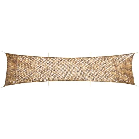 Tarnnetz mit Aufbewahrungstasche 613x138 cm Sandfarbe