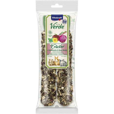 Vitakraft V.Verde Kräcker Löwenz/Rote Beete 2 Stück / 80 g Snacks