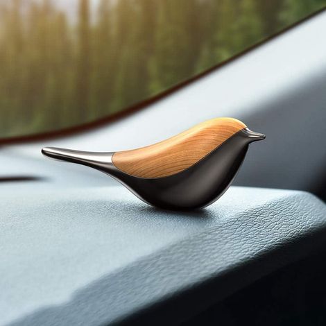 Parfum Voiture Oiseau Porte-Bonheur Diffuseur d'Arôme Solide Désodorisant Intérieur Habitacle Décor Tableau de Bord Bureau Cadeau Premium (1/5)