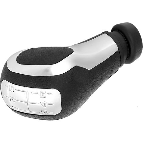 Levier de vitesse 5 vitesses pour Peugeot 106, 206, 206CC, 207, 307, 407 - Pommeau de changement de rapport en aluminium, noir, universel (1/3)