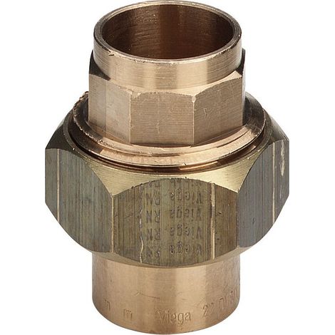 Viega Verschraubung Lötverschraubung 94330 flachdichtend in 15mm Rotguss 110239 (1/2)
